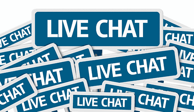 live chat signs
