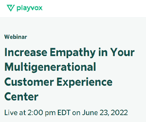 Increase Empathy in Your Multigenerational Customer Experience Center Event banner