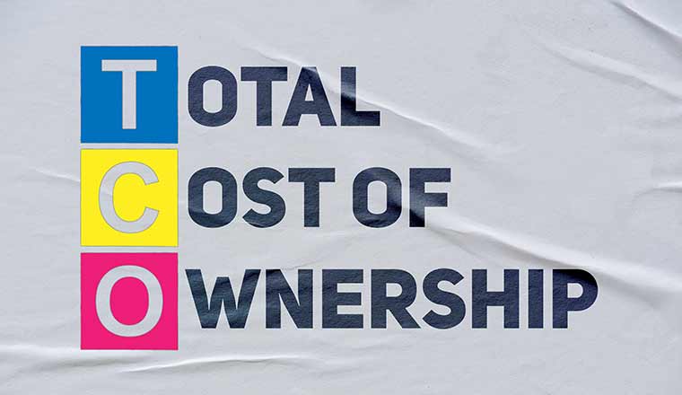 total cost of ownership, (TCO)