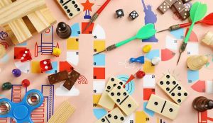 Different types of board games and its' components