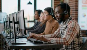 Call centre workers