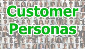 Customer Personas written in front of lots of headshots