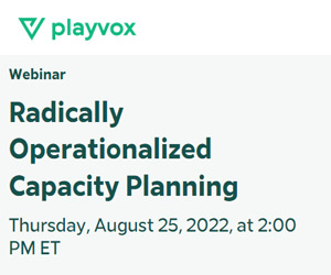 Playvox Webinar Banner Radically Operationalized Capacity Planning