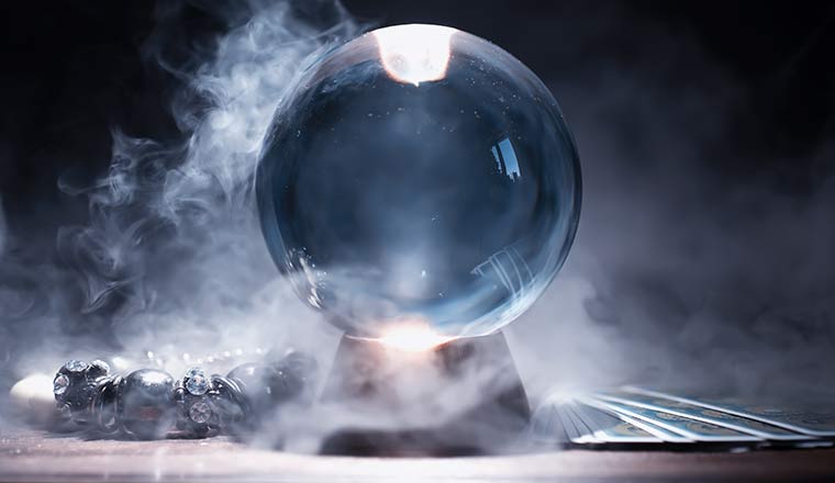 Crystal ball to predict the fate.