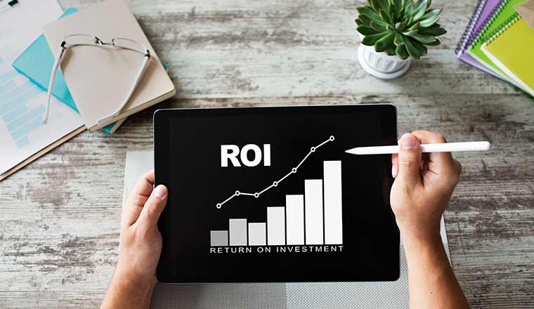 ROI, Return on investment with graph
