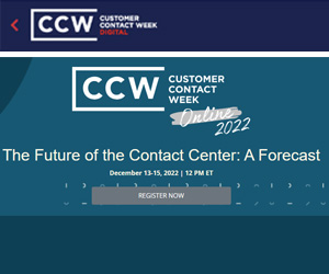 thumbnail advert promoting event The Future of the Contact Center: A Forecast