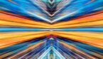 Converging Light Blur Background