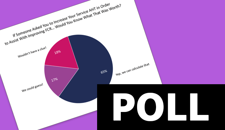 Increasing AHT to Help Improve FCR