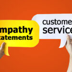 Hands Holding Yellow and White Speech Bubbles Customer Service Empathy Statements