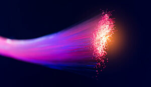 Fiber optics lights abstract
