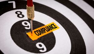 Compliance on dartboard