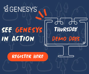 thumbnail advert promoting event See Genesys in Action – Digital + AI