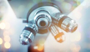 Laboratory Microscope - lab concept
