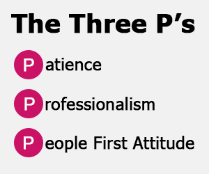  the three ‘Ps’ of good customer service