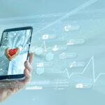 Healthcare, Doctor online and virtual hospital concept, Diagnostics and online medical consultation on smartphone