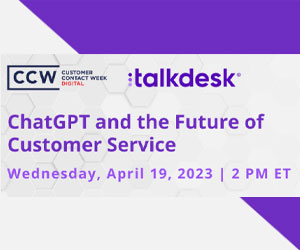 ChatGPT and the Future of Customer Service Event Banner Talkdesk