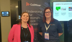 Picture from the Customer Strategy & Planning Conference with CallMiner Stand