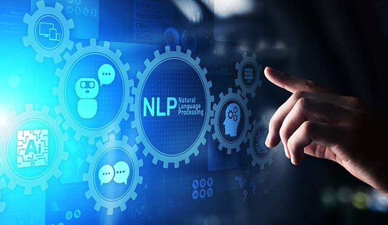 NLP natural language processing cognitive computing technology concept