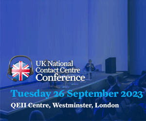 thumbnail advert promoting event The UK National Contact Centre Conference