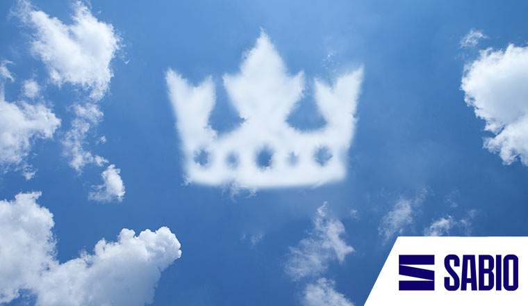 Clouds shaped like a Crown.