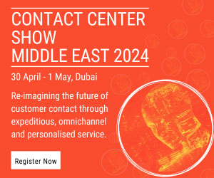 thumbnail advert promoting event Contact Center Show Middle East 2024