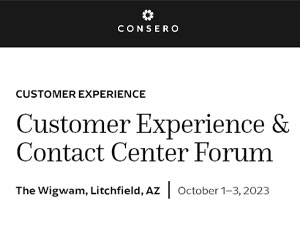 thumbnail advert promoting event Customer Experience & Contact Center Forum