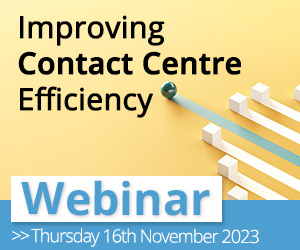 webinar banner improving contact centre efficiency