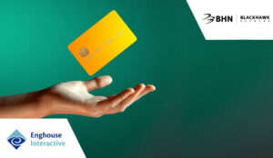 Payment and reward concept with hand holding payment card