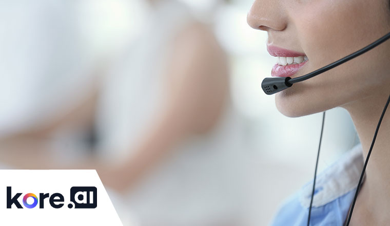 Contact center operator with headset