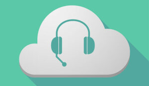 Headset on a cloud