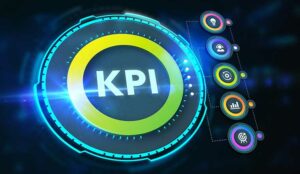 Neon button saying KPI