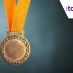 A gold medal - achievement concept