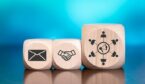 Wooden blocks with PR symbols