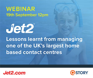 webinar title on blue background