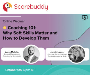 Scorebuddy Webinar Banner - Coaching 101: Why Soft Skills Matter and How to Develop Them