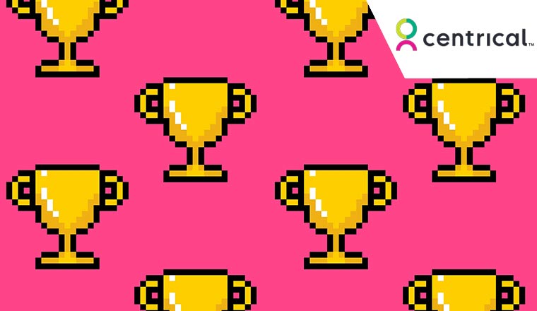 8 bit pixel cup champion winner - Gamification award concept