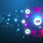 KPI Key Performance Indicators. Futuristic business design of KPI analytics.