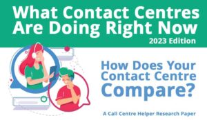 call centre helper survey 2023 title image