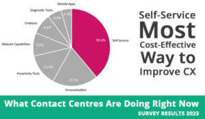 Survey Graph Most cost effective way to improve cx