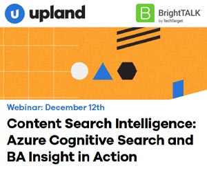 thumbnail advert promoting event Content Search Intelligence: Azure AI Search and BA Insight in Action – Webinar