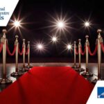 Awards evening concept with red carpet