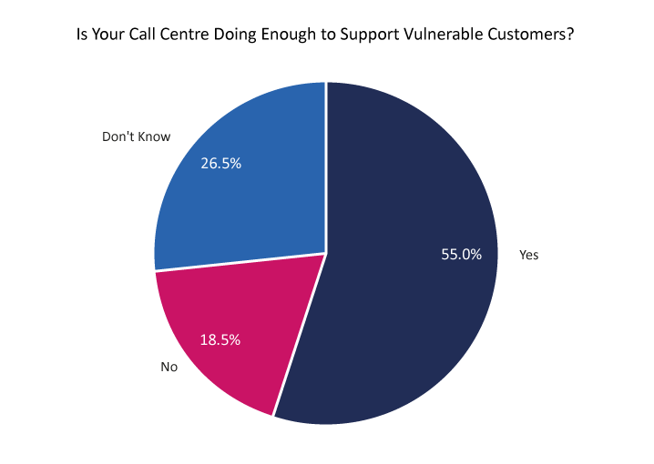2023 Survey Graph Supporting Vulnerable Customers