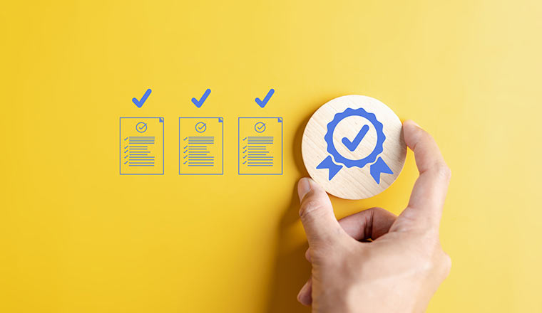 Quality Certificate and Checklist document