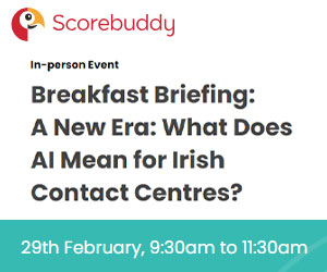 thumbnail advert promoting event Breakfast Briefing: What Does AI Mean for Irish Contact Centres?