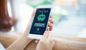 Chatbot on mobile phone