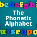 The Phonetic Alphabet - in a frame of letters