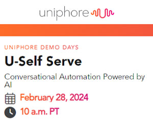 Uniphore Demo Days - U-Self Service - Conversational Automation Powered by AI