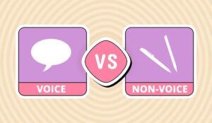 voice vs non voice