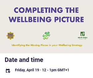 thumbnail advert promoting event Completing the Wellbeing Picture – Webinar
