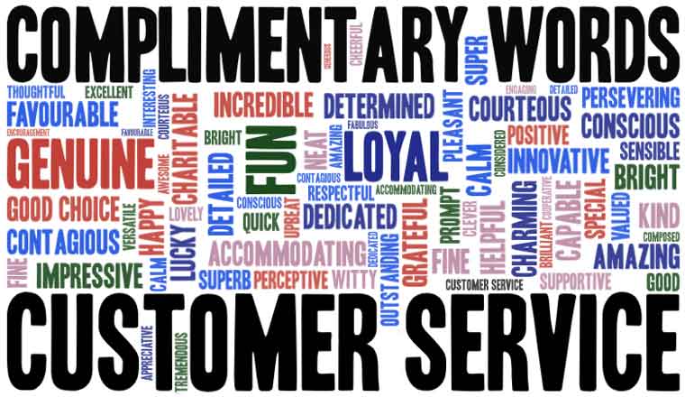100 Complimentary Words and Phrases to Use in Customer Service